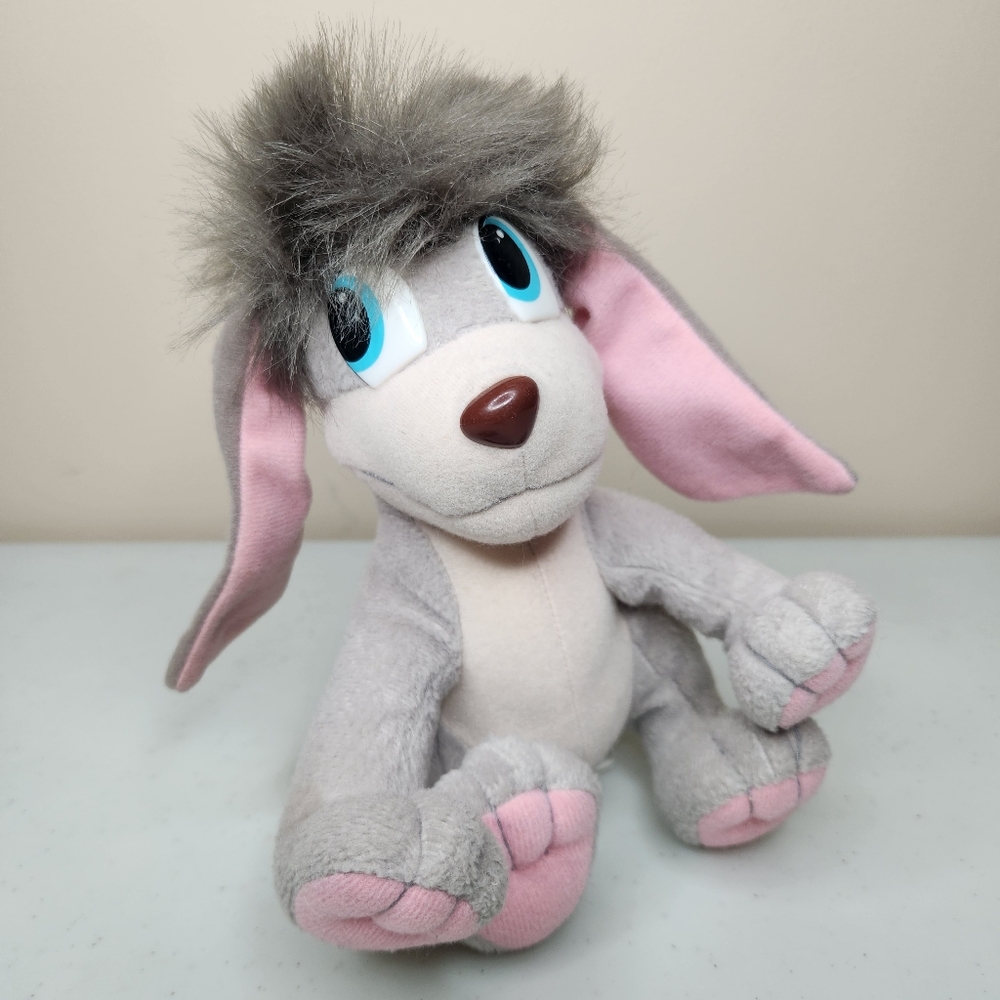 1997 POOKA Anastasia Dog Flapping Ears 8" Plush Rare Vintage